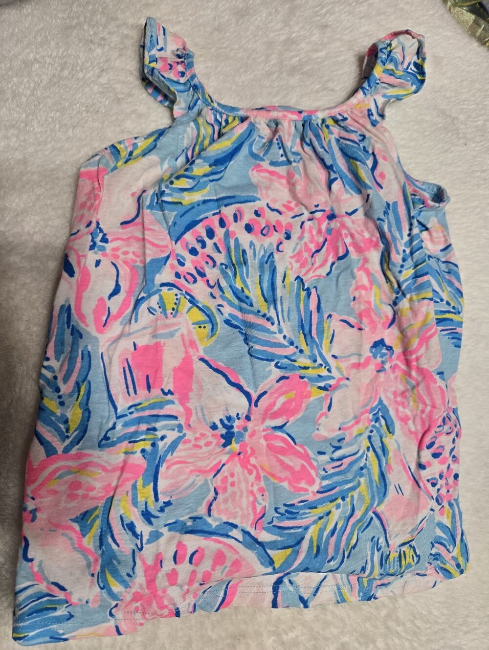 Lilly Pulitzer 18-24M Floral Fruit Tank/Dress